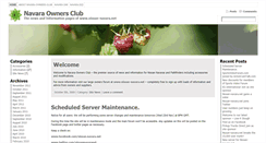 Desktop Screenshot of navaraownersclub.com