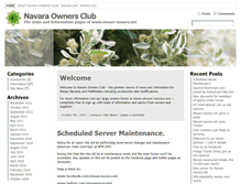 Tablet Screenshot of navaraownersclub.com
